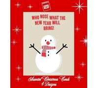 Comic Relief Tarjetas de Navidad (paquete de 16) en apoyo