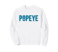 Cómic Retro con el Logotipo de Popeye The Sailor Man Blue Anchor Sudadera