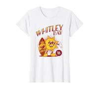 Cómic Retro de Dibujos Animados de Whitley Bay Soul Surfer del 86 Camiseta gráfica económica, Mujer, Blanco, XL