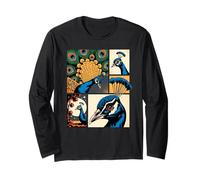 Comic Strips Art Pavo Real Pavos Reales Manga Larga