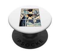 Comic Strips Art Pingüino Pingüinos PopSockets PopGrip Adhesivo