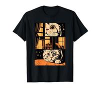 Comic Strips Art Scottish Fold Cat Scottish Folds Coupari Camiseta