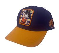 Comic Studio | Dragon Ball | Artículo Licenciado Oficial | Gorras de Hombre | Son Goku & Kame | Talla única Baseball Cap | Azul-Naranja | Unisex