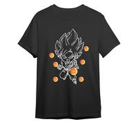 Comic Studio Dragon Ball Super Camiseta | Goku | Negro | L T-Shirt, Unisex