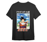 Comic Studio Dragon Ball Super Camiseta | Goku | Negro | M T-Shirt, Unisex
