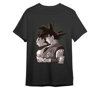 Comic Studio Dragon Ball Super Goku & Vegeta Black Short Sleeve T-Shirt, Negro, XXL Unisex