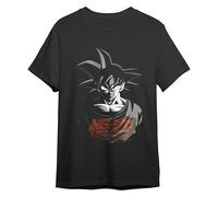 Comic Studio | Dragon Ball Z Camiseta | Artículo Licenciado Oficial | Goku | Negro | S