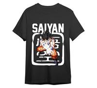Comic Studio Dragon Ball Z Camiseta| Negro | XXL T-Shirt, Unisex