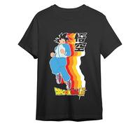 Comic Studio Goku Dragon Ball Super Camiseta | Artículo Licenciado Oficial | Unisex | Negro | L T-Shirt