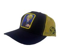 Comic Studio | One Piece | Artículo Licenciado Oficial | Gorras de Hombre | Sanji | Talla única Baseball Cap | Negro y Amarillo | Unisex