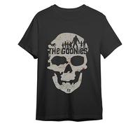 Comic Studio The Goonies Camiseta| Calavera De The Goonies | Negro | S