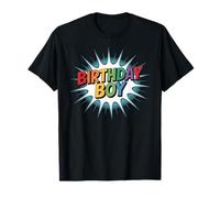 Cómic Superhéroe Cumpleaños Niño Cool Surprise 3rd 4th Party Camiseta