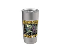 Cómic vintage de Frankenstein Misunderstood Monster Vaso térmico de acero inoxidable de doble pared