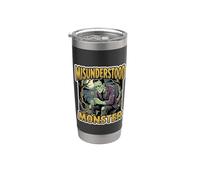 Cómic vintage de Frankenstein Misunderstood Monster Vaso térmico de acero inoxidable de doble pared