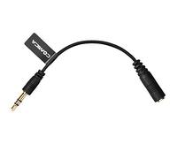 COMICA CVM-CPX TRS (macho) a TRRS (hembra) 3.5mm Audio Cable Converter Adaptador de cable de micrófono para Canon Sony Nikon cámara de vídeo Adaptador TRRS-TRS