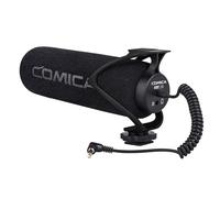 Comica CVM-V30 Lite Video Micrófono Condensador supercardioide Micrófono de Escopeta en la cámara para Canon Nikon Sony Cámara Panasonic/DSLR/iPhone Samsung Huawei (Negro)