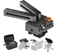 COMICA Video Shotgun Micrófono, Traxshot Super-Cardioide Directional Camera Micrófono con Cables TRRS/TRS de 3.5 mm para Canon Nikon Sony DSLR Cámaras y teléfonos para Vlog, Youtube, Facebook