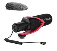COMICA VideoMicro Micrófono de Condensador CVM-V30PRO R Cámara Shotgun Micró con Soporte a Prueba de Golpes,Wind Muff, Micrófono de Video para Sony/Canon/Nikon/Fuji DSLR Cámara/Teléfono Inteligente