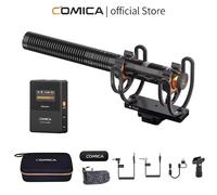 COMICA VM30 Micrófono Inalámbrico de Condensador Supercardioide 2.4G con Control de Ganancia para Cámara, Smartphone, Computadora For Lightning