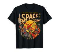 Cómics de acción espacial, Cómic de ciencia ficción vintage, Cómic de los años 50, Retro Camiseta