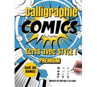 COMICS PREMIUM par Loopinky - Ecris avec style ! Manuel d'Écriture CURSIVE fun et guidée créatifs Premium: Le guide ultime de calligraphie comics ... débutants créatifs (Calligraphie Loopinky)