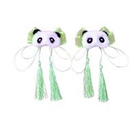 ComicShow - Horquilla para el pelo para niñas LolitaStyle con flecos, diseño de panda antideslizante, adorno para el pelo para mujer