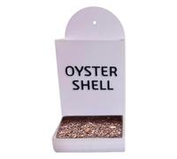 Comida automática para pollos - 11 x 10 x 17,8 cm para aves de corral y estación de grit | innovador recipiente Coop Kick para exteriores con dispensador de arena, ideal para patios traseros y