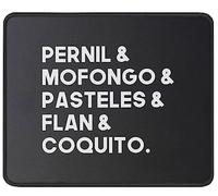 Comida Divertida De Puerto Rico Alfombrilla Raton Portátil Alfombrillas De Mouse Pequeña Alfombrilla De Ratón para Juego Escritorio Oficina 25X30Cm