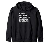 Comida Divertida para Perros Precio Humor Cita Crianza Inflación Sudadera con Capucha