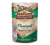 Comida húmeda Carnilove Grain-Free Cat Faisán con hojas de frambuesa | Húmeda (bolsa) | 85 g