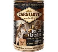 Comida húmeda Carnilove para perros adultos sin cereales con venado y reno | Húmeda (lata) | 400 g