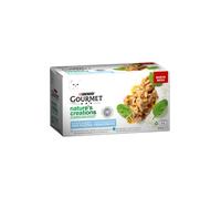 Comida húmeda gourmet para gatos Natures Creations, multipack de pescado de mar y atún | Húmeda (lata) | 4 x 85 g