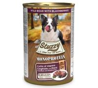 Comida húmeda monoproteica Stuzzy para perros, sin cereales ni gluten | Jabalí | Húmeda (lata) | 6 x 400 g