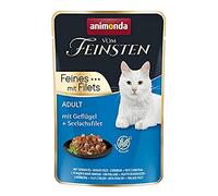 ANIMONDA Cat Vom Feinsten Adulto Aves + Filete Minnow Bolsita 85g