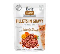 Comida húmeda para gatos Brit Care Cat Hearty Duck en salsa | Húmeda (envase) | 85 g