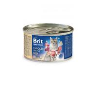 Comida húmeda para gatos Brit Premium by Nature Cat con pollo y ternera | Húmeda (lata) | 200 g