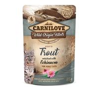 Comida húmeda para gatos Carnilove Grain-Free Cat Trucha con Equinácea | Húmeda (Bolsa) | 85 g
