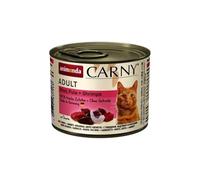 Comida húmeda para Gatos Carny, Carne de Vacuno, Pavo y camarones (6 x 200 g), Comida húmeda para Gatos de animonda sin Cereales ni azúcar, con Ingredientes carnales Frescos
