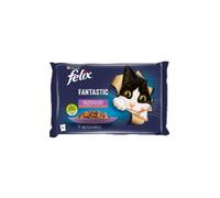 Comida húmeda para gatos Felix Fantastic Selection of Favorites en gelatina | Húmeda (Bolsa) | Paquete de 12 unidades 4 x 85 g