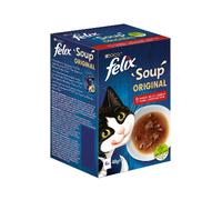 Comida húmeda para gatos Felix Soup Original Campo Selection | Húmeda (Bolsa) | 6 x 48 g