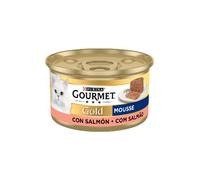 Comida húmeda para gatos Gourmet Gold con mousse de salmón | Húmeda (lata) | 24 x 85 g