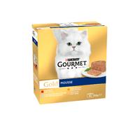 Comida húmeda para gatos Gourmet Gold Selección de mousse (Multipack de 8) | Húmeda (Lata) | 8 x 85 g