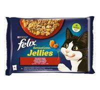 Comida húmeda para Gatos NESTLE POLSKA Felix Sasz.4x85g Sensaciones Jellías de Gustos Rurales en Jelly / 12