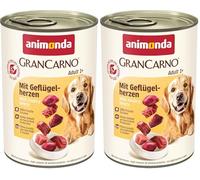 Comida húmeda para Perros ANIMONDA PETFOOD Animanda Perro 400g Grancarno Hearts Avicultura / 6 (Paquete de 2)