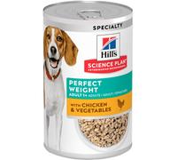 Comida húmeda para perros Hills Science Plan Dog Perfect Weight con pollo y verduras | Húmeda (lata) | 12 x 363 g