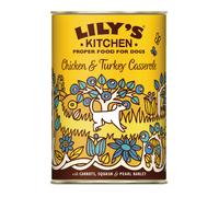 Comida húmeda para perros Lilys Kitchen con cazuela de pollo y pavo | Húmeda (lata) | 6 x 400 g