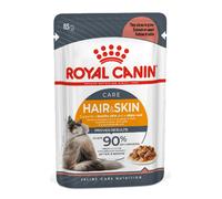 Comida húmeda Royal Canin Cat Hair & Skin en salsa | Húmeda (bolsa) | 12 x 85 g