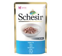 Comida húmeda Schesir Cat Kitten con atún en gelatina | Húmeda (bolsa) | 20 x 85 g