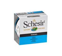 Comida húmeda Schesir Dog con atún en gelatina | Húmeda (lata) | 10 x 150 g