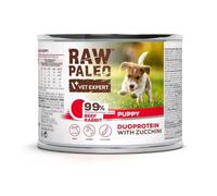 Comida húmeda VETEXPERT Raw Paleo Duoprotein Beef & Rabbit Puppy Carne de Vacuno 200 g - Marca: VETEXPERT - EAN: 5902414212060